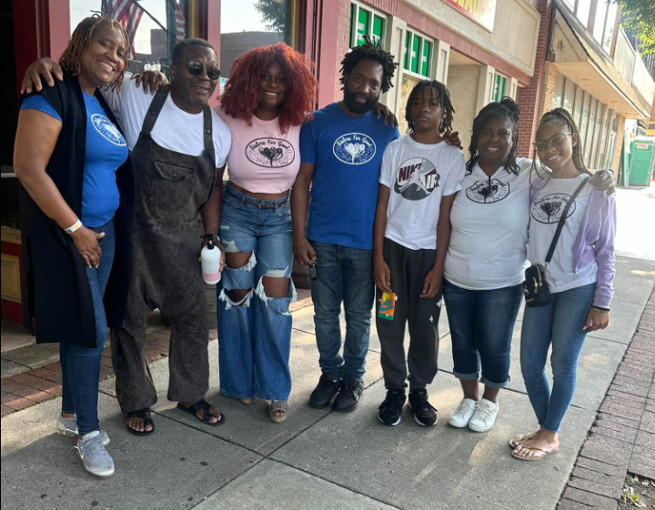 Sisters for Good Back to School team preparing supplies for students